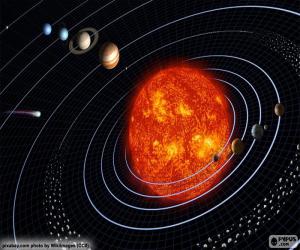 yapboz Güneş sistemi